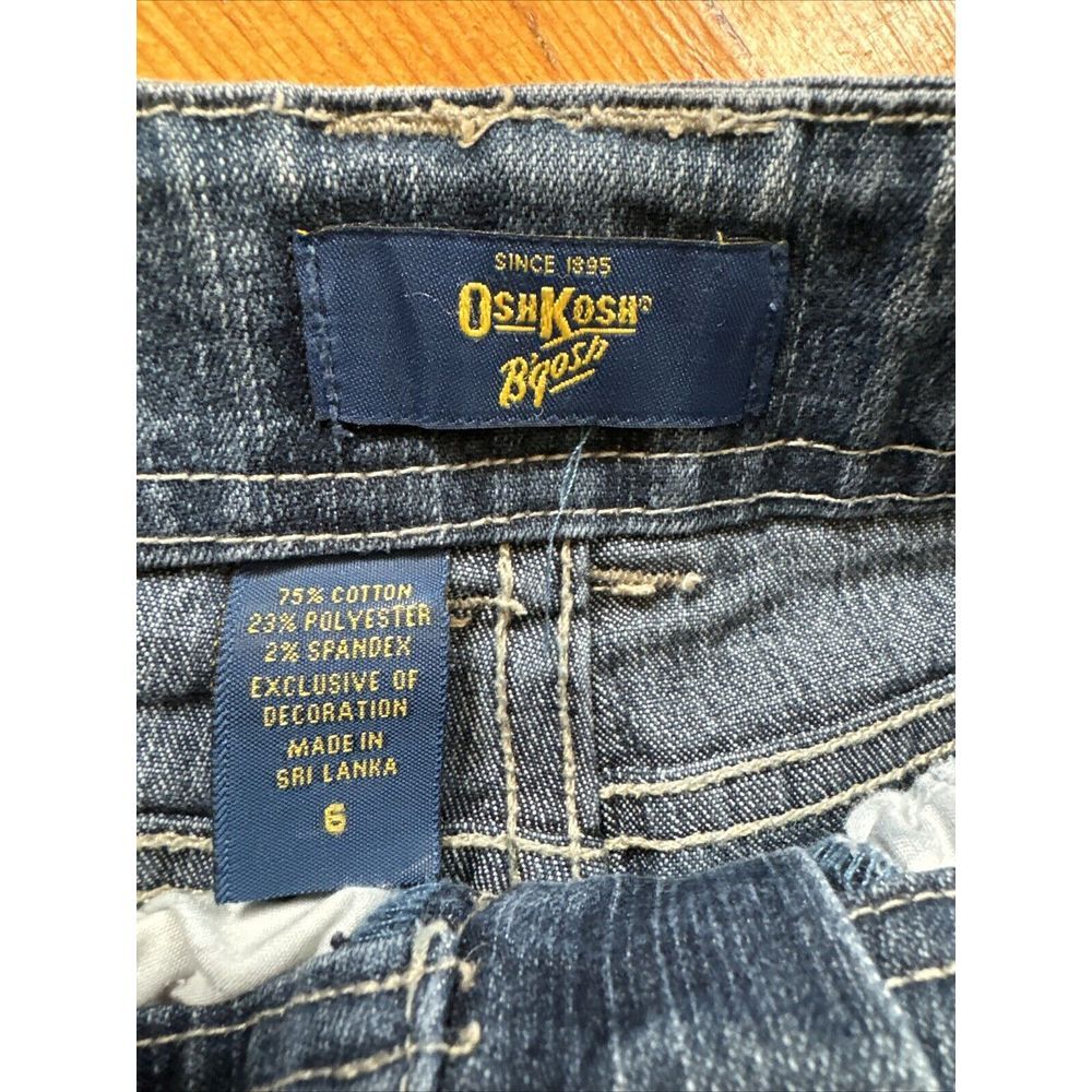 Custom NFL Jeans New England Patriots - Osh Kosh B'gosh Sz 6 - Picture 5 of 8